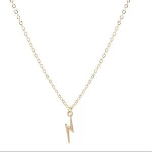 NWT Lightening Bolt Surfer Necklace 18”+ extender